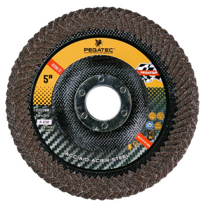Pegastar Rounded Flap Disc 125 x 22,23 mm